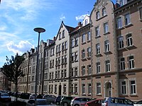 Gr�nderzeit tenements in Johannesvorstadt district