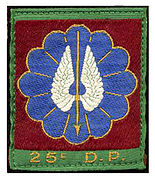 Shoulder Arm Insignia of the 25th Parachute Division of France