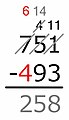 6 − 4 = 2