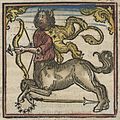 Sagittarius from a 1512 German woodcut