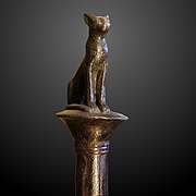 Bastet on pillar-E 4257