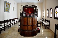 One of the halls at the Moroccan Jewish Museum, Casablanca, Morocco