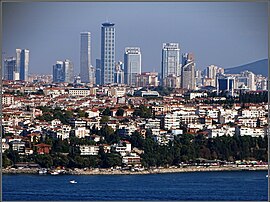 View of Ataşehir from Galata Tower