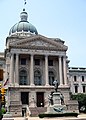 Image 5The fifth Indiana Statehouse in Indianapolis built in 1888 on the site of the third statehouse (from History of Indiana)