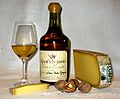 Yellow wine, Comt� cheese, and nuts