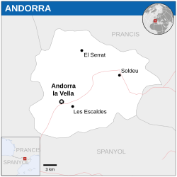 Lokasi Andorra