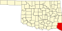 McCurtain County map