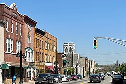 Blackwell Street Historic District, listed on the National Register of Historic Places