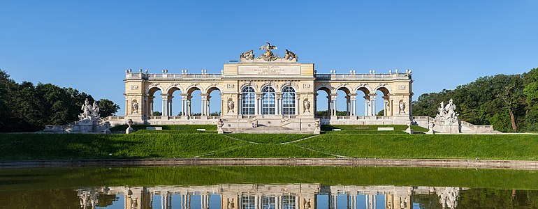 Gloriette in the Sch�nbrunn Palace Garden, by Der Wolf im Wald