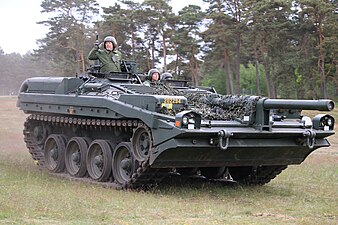 Strv 103C utan dieselskydd vid Revingehed 2019.