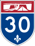 Autoroute 30 marker