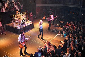 Kix performing in 2009