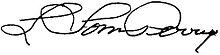 Signature of L. Tom Perry