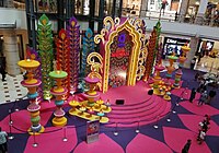 Deepavali decoration at Suria KLCC's centre court