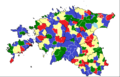 Image 5This is the divide of the different political parties in Estonia where in the 2013 elections, over 133,000 people (roughly 21.2% of participating voters) voted over the Internet. The 2013 elections were also the first elections to allow vote verification with mobile devices. (from Politics and technology)