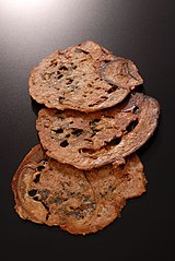 Shiboriyaki-senbei, with dried oyster