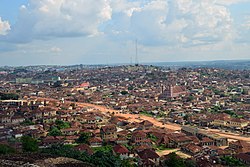 Aerial view of Gbagura mosque in Abeokuta in Ogun State