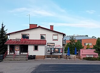 A small still-active Kino Juha movie theatre in Nurmij�rvi, Finland, opened in 1958