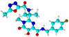 Ball-and-stick model of raltegravir