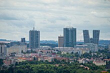 Prague Pankr�c skyscrapers.jpg