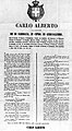 Image 23The Statute was adopted as the constitution of the Kingdom of Italy, granting freedom of the press. (from Freedom of the press)