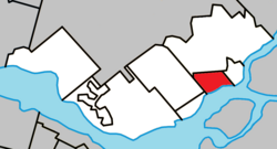 Location within Deux-Montagnes RCM