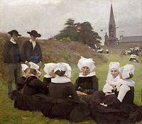 Breton Women at a Pardon, 1887