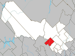 Location within Mékinac RCM.