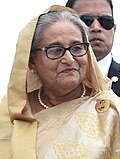 Sheikh Rehana Sheikh Hasina Darshana Jardosh G20 New Delhi 2023 2 (cropped).jpg