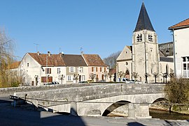 The centre of Cond�-en-Brie