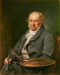 Francisco Goya, by Vicente L�pez y Porta�a