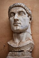 Head of Colossus of Constantine, c. 314