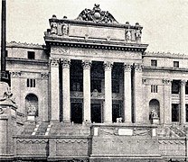 The Old Legislative Building featuring a Neoclassical style architecture.