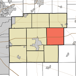 Location in Hancock County