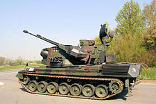 Flakpanzer Gepard, en tysk luftv�rnskanonvagn.