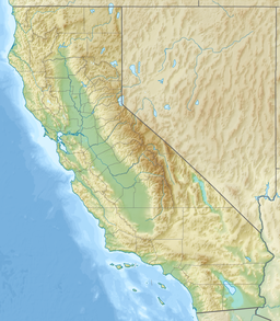 Location of Lake Casitas in California, USA.