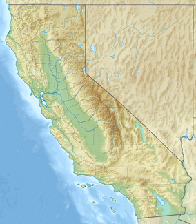 Map showing the location of Golden Trout Wilderness