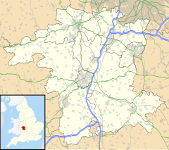 Churchill is located in Worcestershire