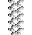 Double-chain inosilicate structure looking up the [100] axis. Silicon ions are hidden by apical oxygen ions.