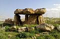 Flint Dolmen in Johfiyeh in Jordan