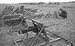 Japanese Type 92 tank machine gun (foreground)