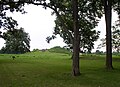 Image 12View of Mound A at Angel Mounds (from History of Indiana)