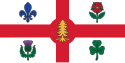 Flag of Montreal, Quebec.