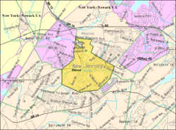 Census Bureau map of Dover, New Jersey Interactive map of Dover, New Jersey