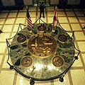 Security guards around the Great Seal of Florida - Tallahassee, Florida