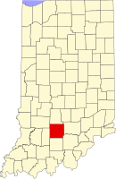 Location in the state of Indiana