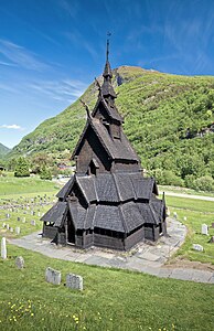 Borgund Stave Church, by Ximonic (edited by Samsara)