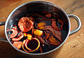 Image 3Mulled wine steeping (Swedish glögg) (from List of cocktails)