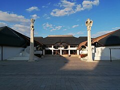 Cultural Center in Sárospatak by Imre Makovecz