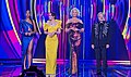 2023 hosts: Alesha Dixon, Julia Sanina, Hannah Waddingham and Graham Norton